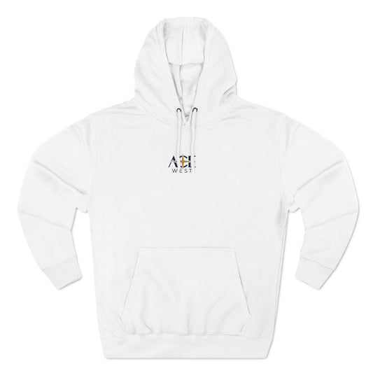 Three-Panel Fleece Hoodie