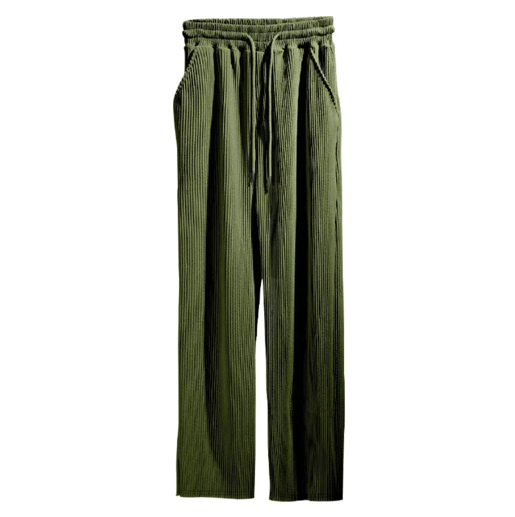 Men's Jacquard Striped Casual Pants