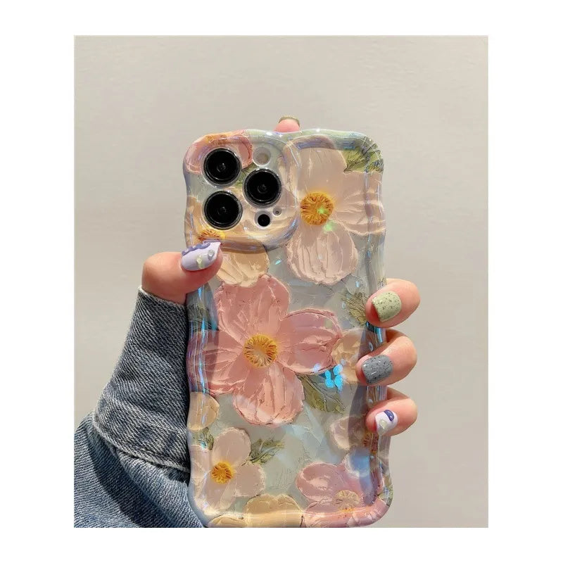 Art Oil Painting Flowers 15promax Phone Case