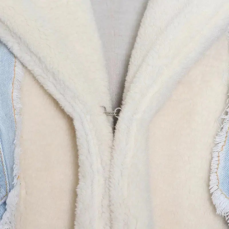 Denim Sherpa Jacket