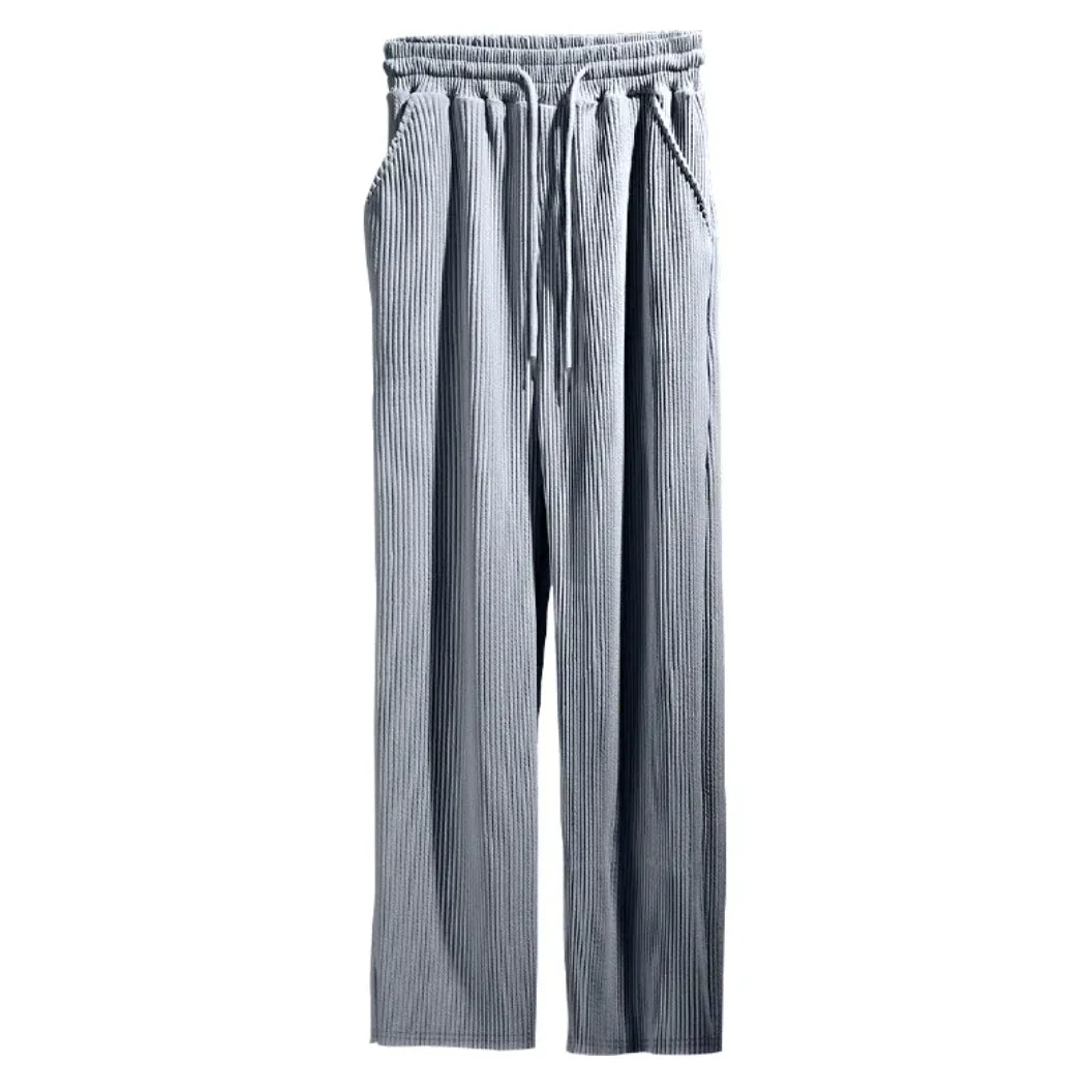 Men's Jacquard Striped Casual Pants